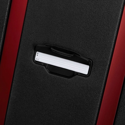 Чемодан 75 см Samsonite ESSENS CHARCOAL/RED KM0*18003 черный (L)