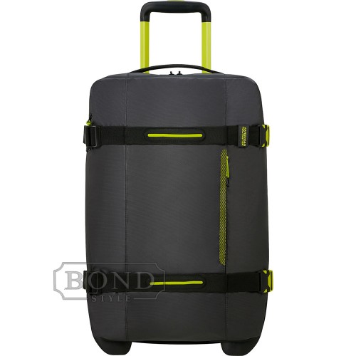 Дорожная сумка на колесах American Tourister Urban Track BLACK/LIME MD1*19201