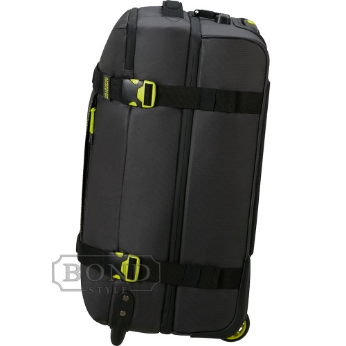 Дорожная сумка на колесах American Tourister Urban Track BLACK/LIME MD1*19201
