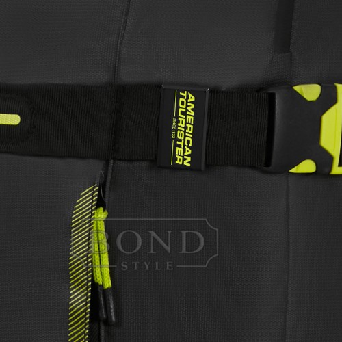 Дорожная сумка на колесах American Tourister Urban Track BLACK/LIME MD1*19201