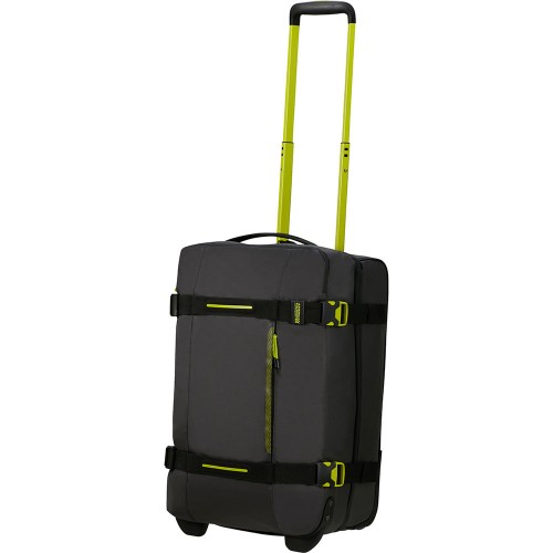 Дорожная сумка на колесах American Tourister Urban Track BLACK/LIME MD1*19201