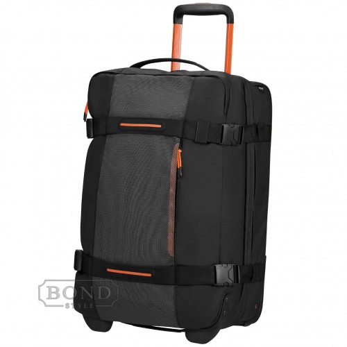 Дорожная сумка на колесах American Tourister 55L Urban track BLACK/ORANGE MD1*39101