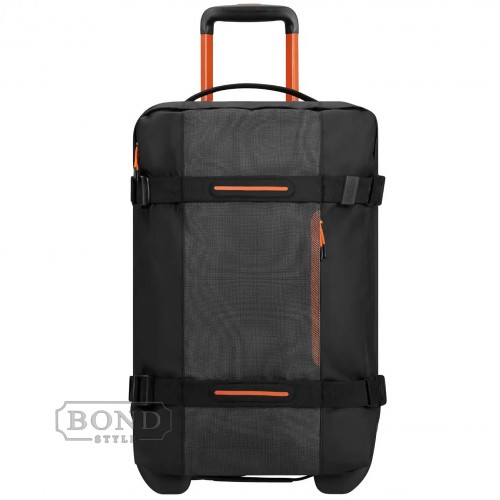 Дорожная сумка на колесах American Tourister 55L Urban track BLACK/ORANGE MD1*39101