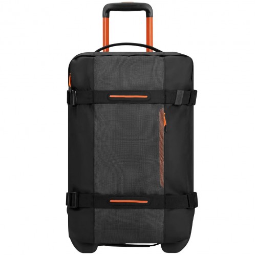 Дорожная сумка на колесах American Tourister 55L Urban track BLACK/ORANGE MD1*39101