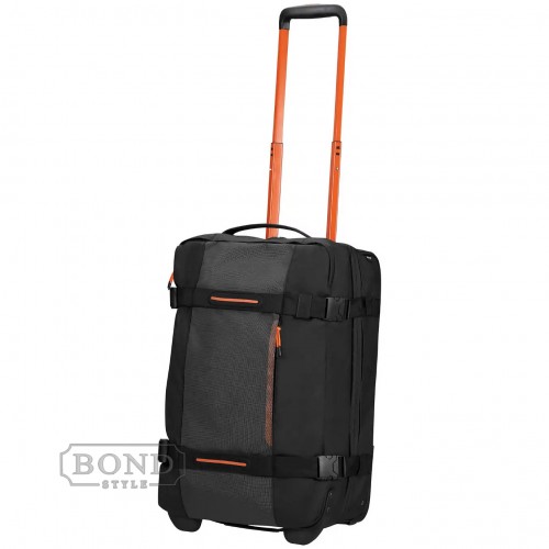 Дорожная сумка на колесах American Tourister 55L Urban track BLACK/ORANGE MD1*39101