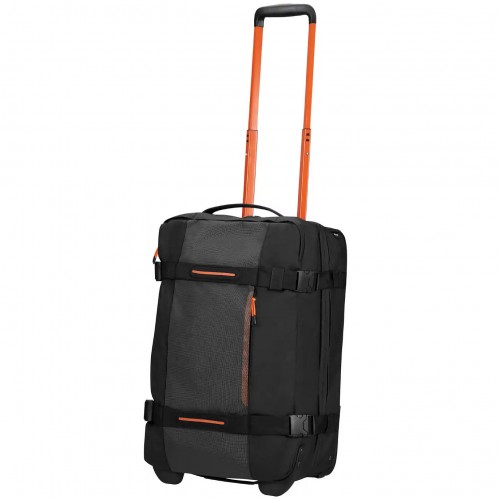 Дорожная сумка на колесах American Tourister 55L Urban track BLACK/ORANGE MD1*39101