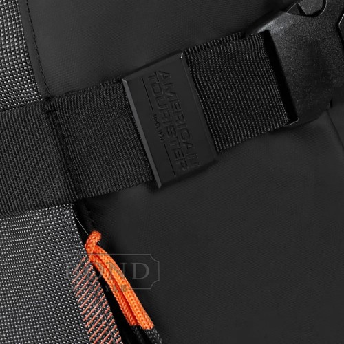 Дорожная сумка на колесах American Tourister 55L Urban track BLACK/ORANGE MD1*39101