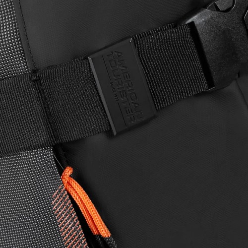 Дорожная сумка на колесах American Tourister 55L Urban track BLACK/ORANGE MD1*39101