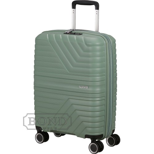 Чемодан 55 см American Tourister Flytwist BOTANIC GREEN MI1*04001 зеленый маленький (S)