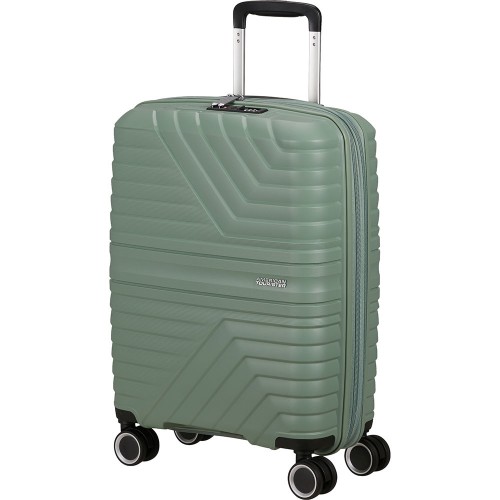 Чемодан 55 см American Tourister Flytwist BOTANIC GREEN MI1*04001 зеленый маленький (S)