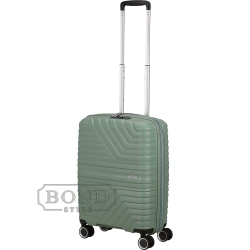 Чемодан 55 см American Tourister Flytwist BOTANIC GREEN MI1*04001 зеленый маленький (S)