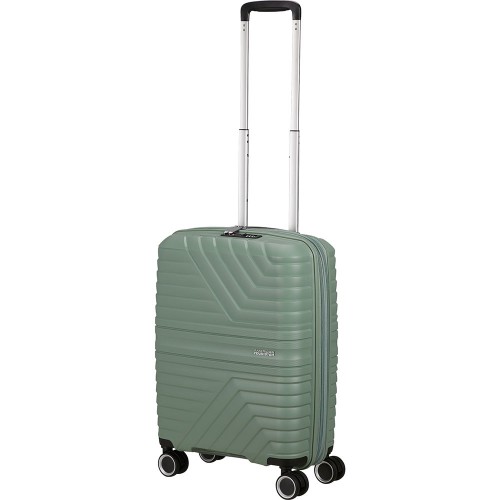 Чемодан 55 см American Tourister Flytwist BOTANIC GREEN MI1*04001 зеленый маленький (S)