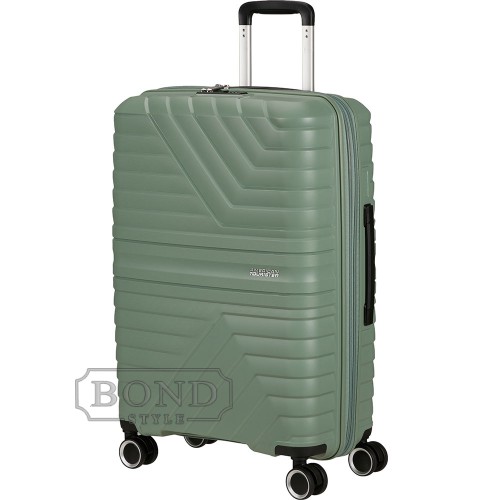 Чемодан 67 см American Tourister Flytwist BOTANIC GREEN MI1*04002 зеленый (M)