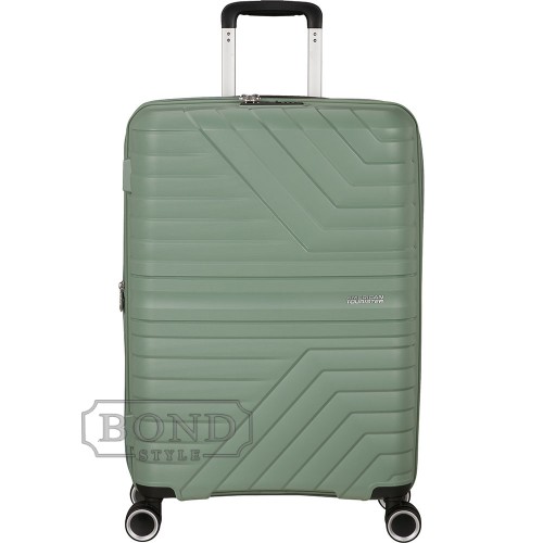 Чемодан 67 см American Tourister Flytwist BOTANIC GREEN MI1*04002 зеленый (M)