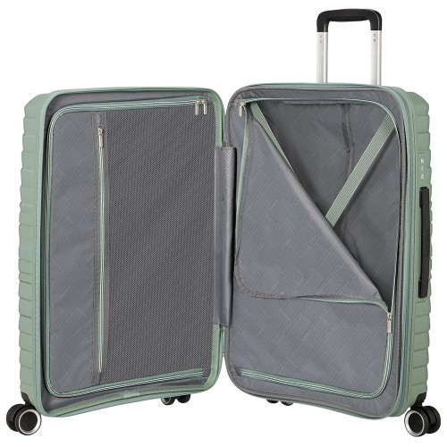 Чемодан 67 см American Tourister Flytwist BOTANIC GREEN MI1*04002 зеленый (M)