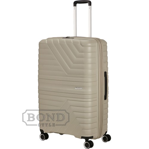 Чемодан 78 см American Tourister Flytwist SANDSTONE MI1*05003 бежевый большой (L)