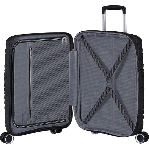 Чемодан 55 см American Tourister Flytwist SHADOW BLACK MI1*09001 черный маленький (S)