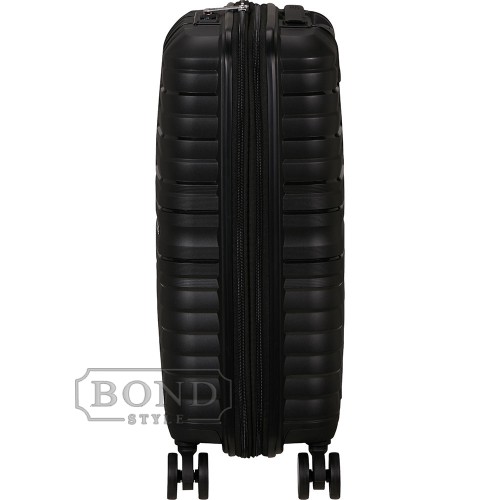 Чемодан 55 см American Tourister Flytwist SHADOW BLACK MI1*09001 черный маленький (S)