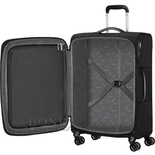 Чемодан 67 см American Tourister Cloudrider JET BLACK MJ4*09005 черный (M)