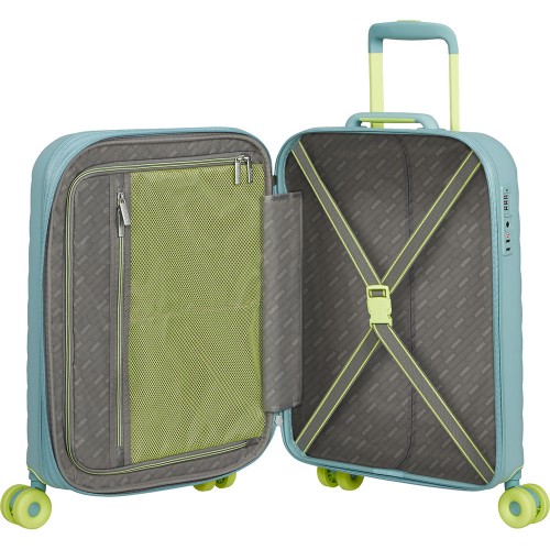 Чемодан ручная кладь American Tourister Neovibe MUTED MINT MK4*04001 мятный маленький (S)