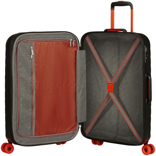 Чемодан 67 см American Tourister Neovibe TRUE BLACK MK4*09002 черный средний (M)