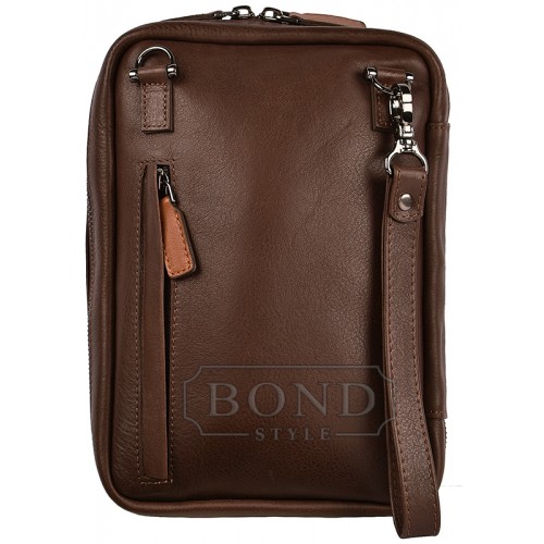 Клатч/Плечевая сумка THE BOND 1153 Коричневый