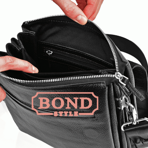 Плечевая сумка BOND NON 1363-281 черный