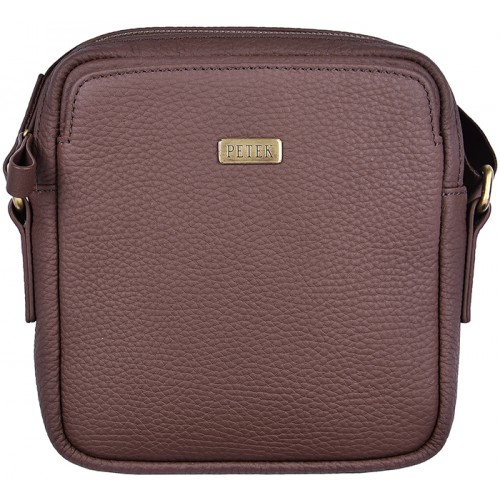 Плечевая сумка PETEK 3869-234-02 Brown/Floater