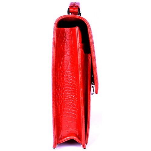Портфель EMINSA 7011 красный-рептилия