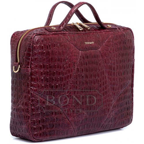 Сумка для ноутбука TERGAN 79614 BORDO-OLTU CROCO