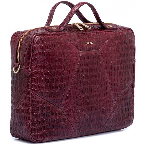Сумка для ноутбука TERGAN 79614 BORDO-OLTU CROCO