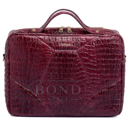 Сумка для ноутбука TERGAN 79614 BORDO-OLTU CROCO