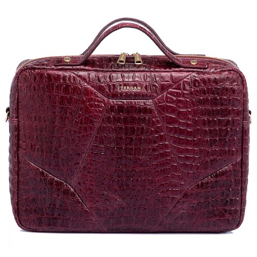 Сумка для ноутбука TERGAN 79614 BORDO-OLTU CROCO