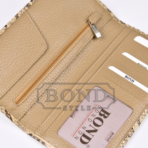 Кошелек BOND NON 597-y01 бежевый
