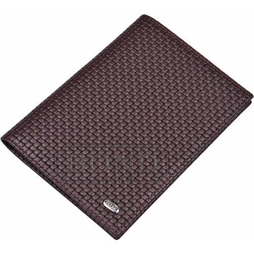 Обложка для паспорта PETEK 581-020-02 коричневый