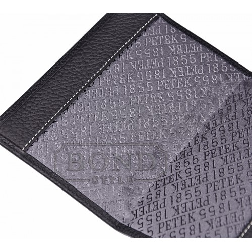 Обложка для паспорта PETEK 581-46D-KD1 черный