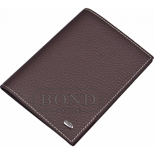 Обложка для паспорта PETEK 651-234-KD2 коричневый