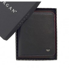 Портмоне TERGAN 1594 SIYAH-RUSTIC/KIRMIZI-RUSTIC