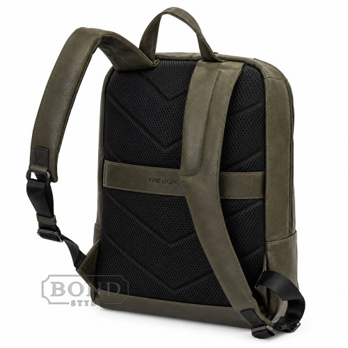 Рюкзак из натуральной кожи THE BOND 1155-7 хаки