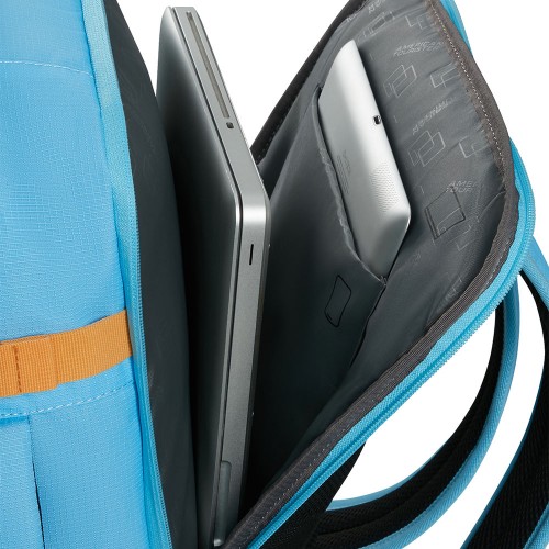 Рюкзак American Tourister Take2cabin BLUEBERRY FIZZ/PAPAYA POP 91G*60009 голубой