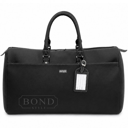 Сумка из натуральной кожи PETEK 3858-234-KD1 черный