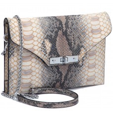 Клатч TERGAN 79475 NATURAL-PYTHON