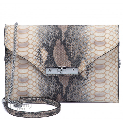 Клатч TERGAN 79475 NATURAL-PYTHON