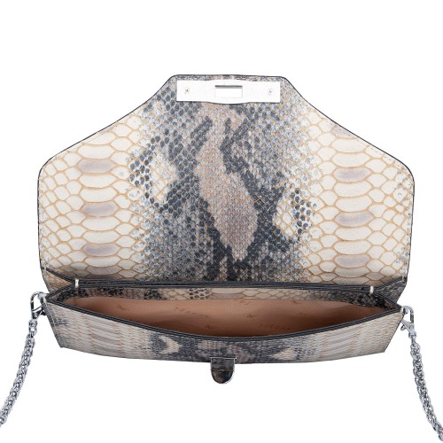 Клатч TERGAN 79475 NATURAL-PYTHON