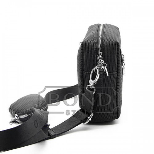 Cумка кросс боди черная SILVER & POLO 1038-38069