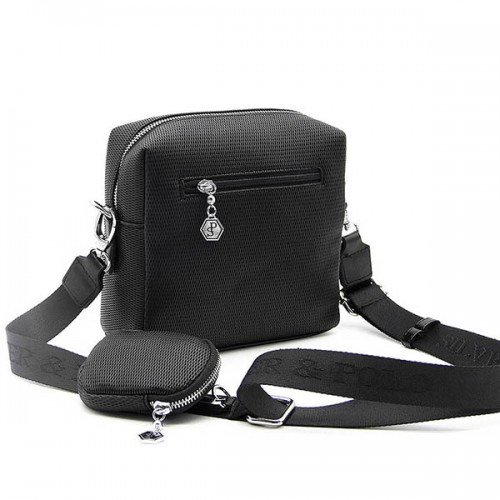 Cумка кросс боди черная SILVER & POLO 1038-38069