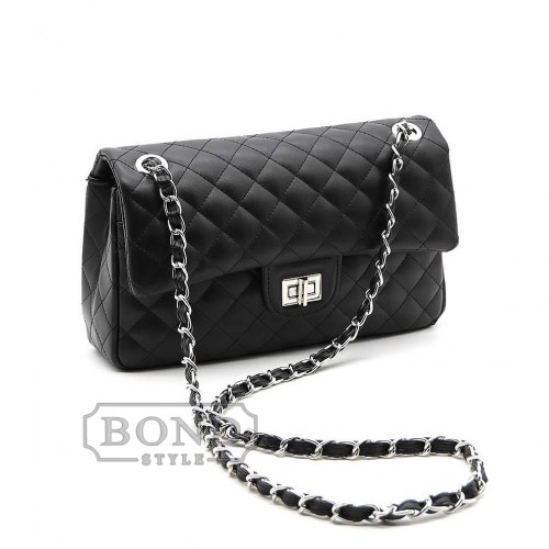 Cумка багет черная SILVER & POLO 1054-38708