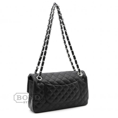 Cумка багет черная SILVER & POLO 1054-38708