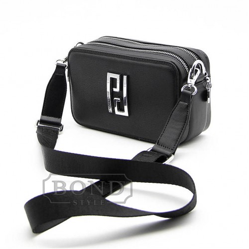 Cумка кросс боди черная SILVER & POLO 1078-40740
