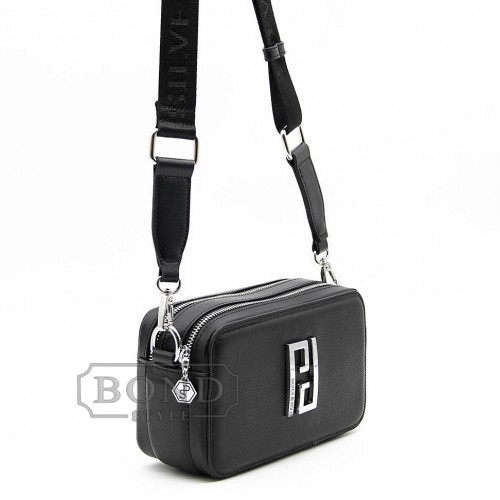 Cумка кросс боди черная SILVER & POLO 1078-40740